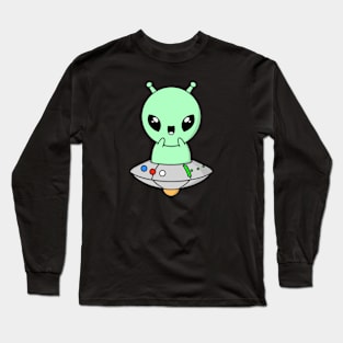 Kawaii Alien Long Sleeve T-Shirt